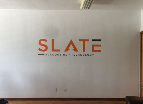 Cut Vinyl Wall Logo